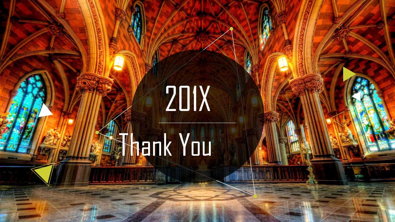 有关于教堂的幻灯片模板