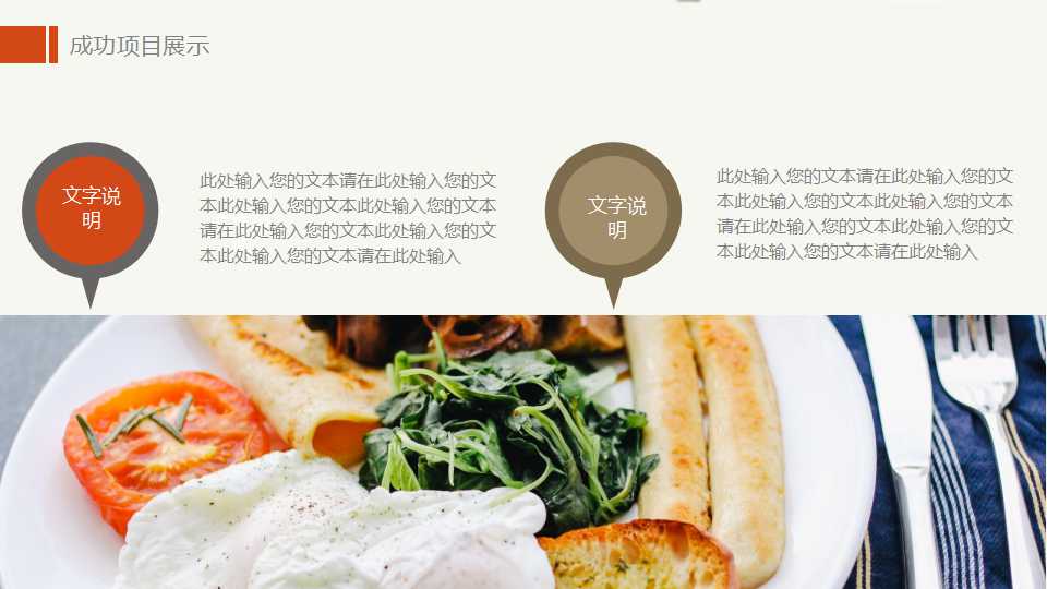 食品专用PPT模板