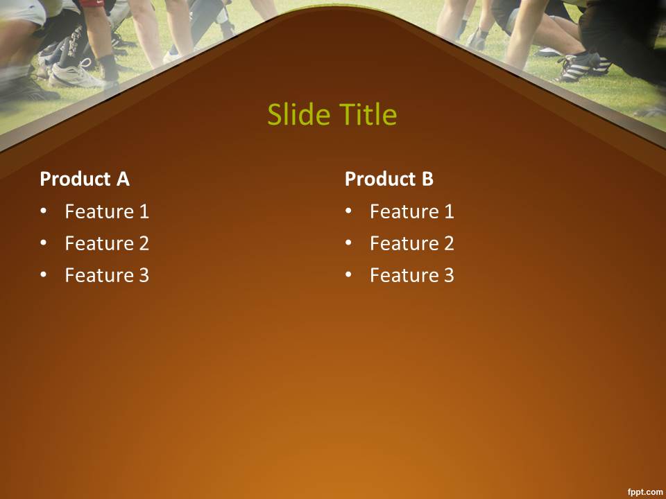 火爆橄榄球赛季-运动-PPT模板