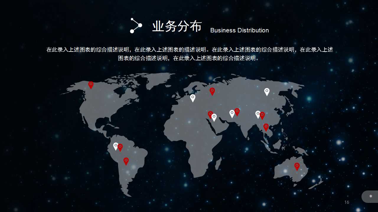星空与明月PPT模板下载