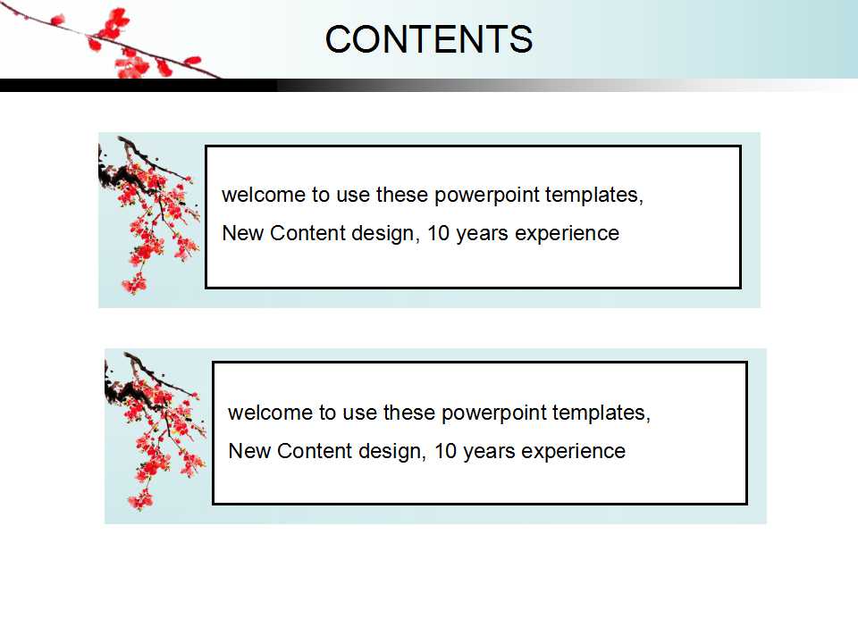 漂亮的古典梅花模板下载
