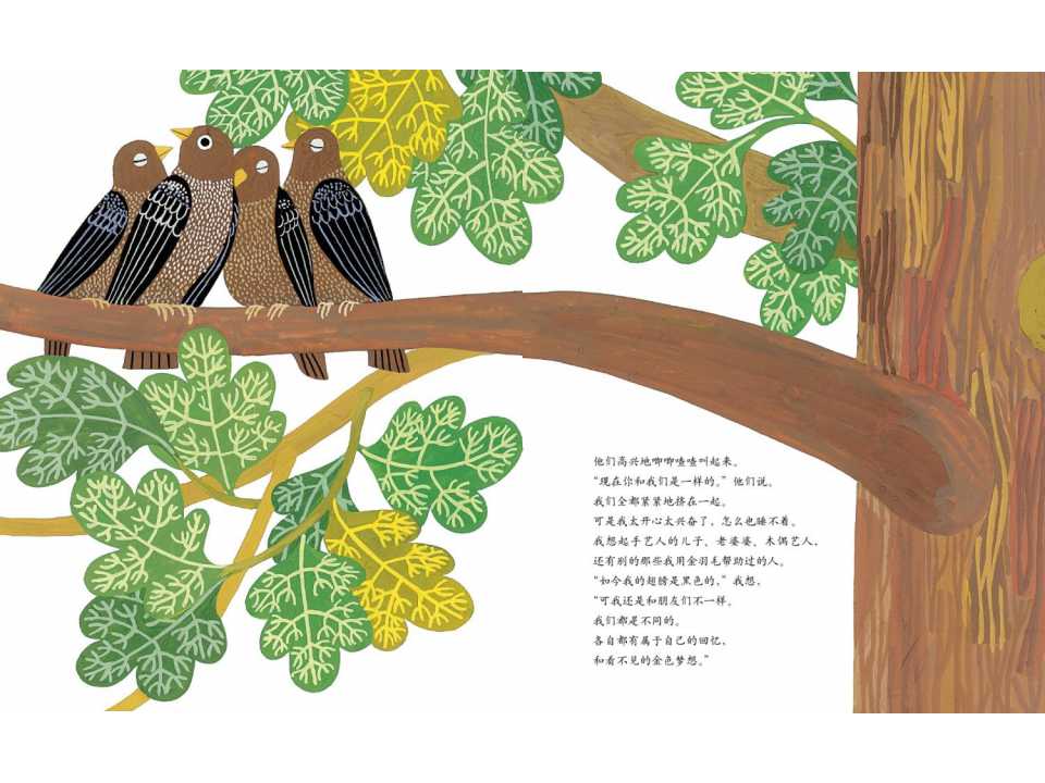 黄色翅膀背景PPT模板下载