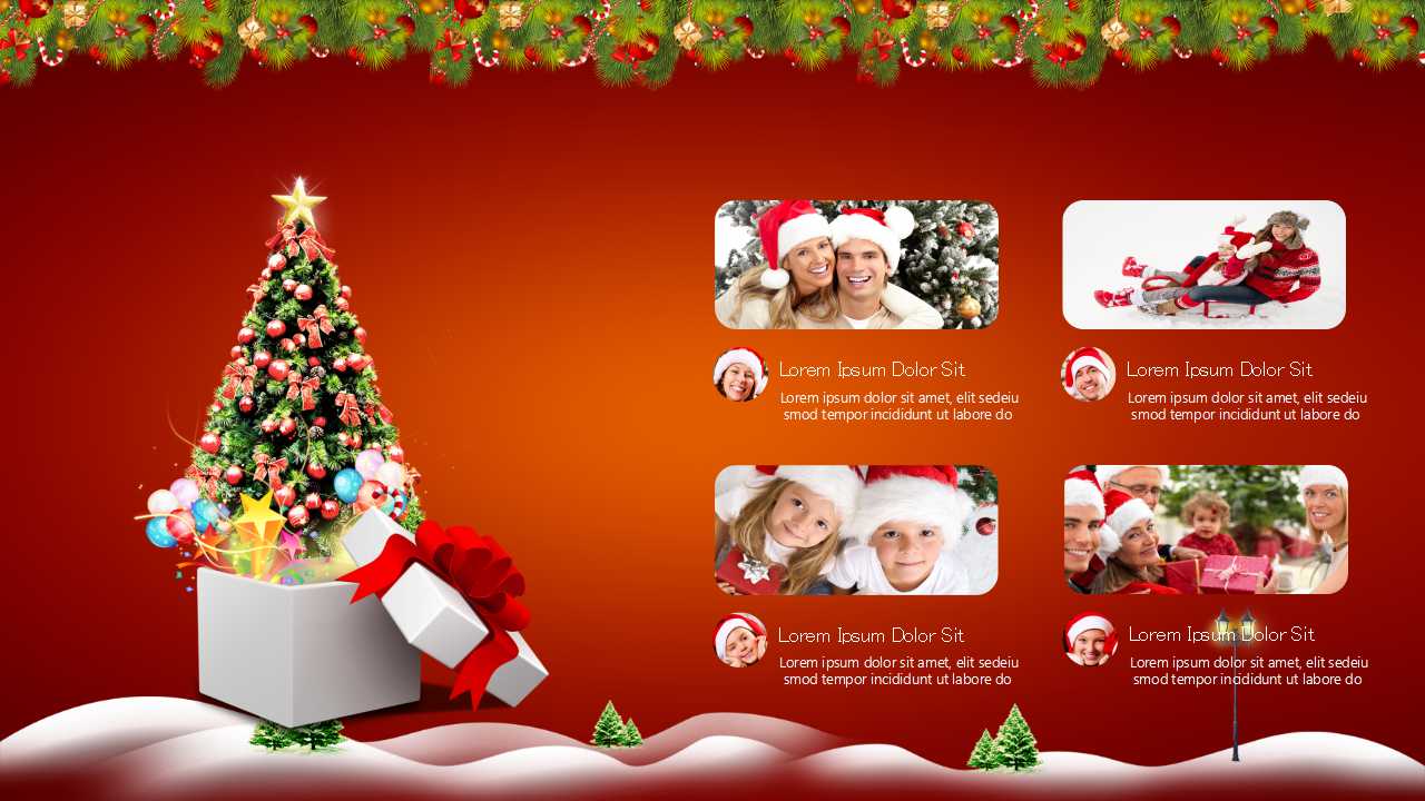 关于节日的PPT幻灯片模板