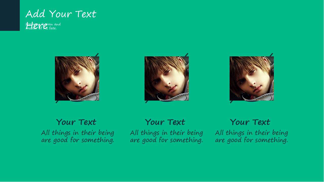 漂亮边框的PPT模板