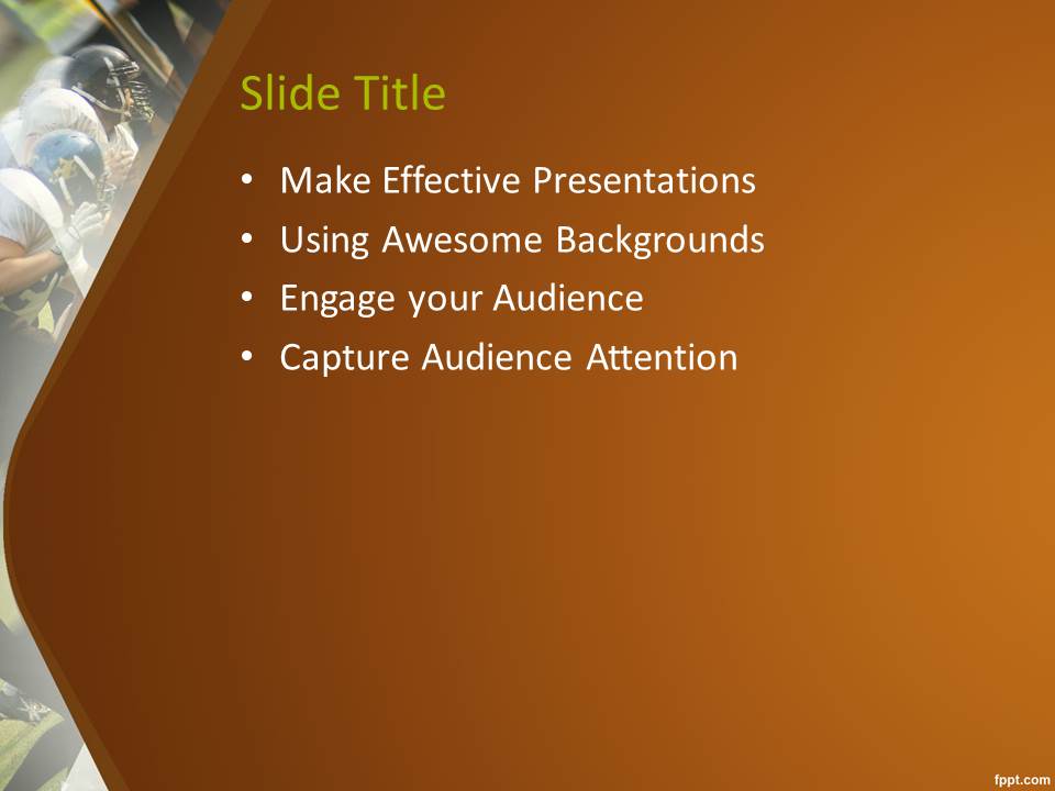 火爆橄榄球赛季-运动-PPT模板