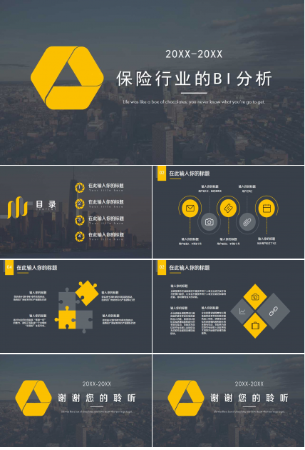 保险行业的BI分析模型PPT课件二