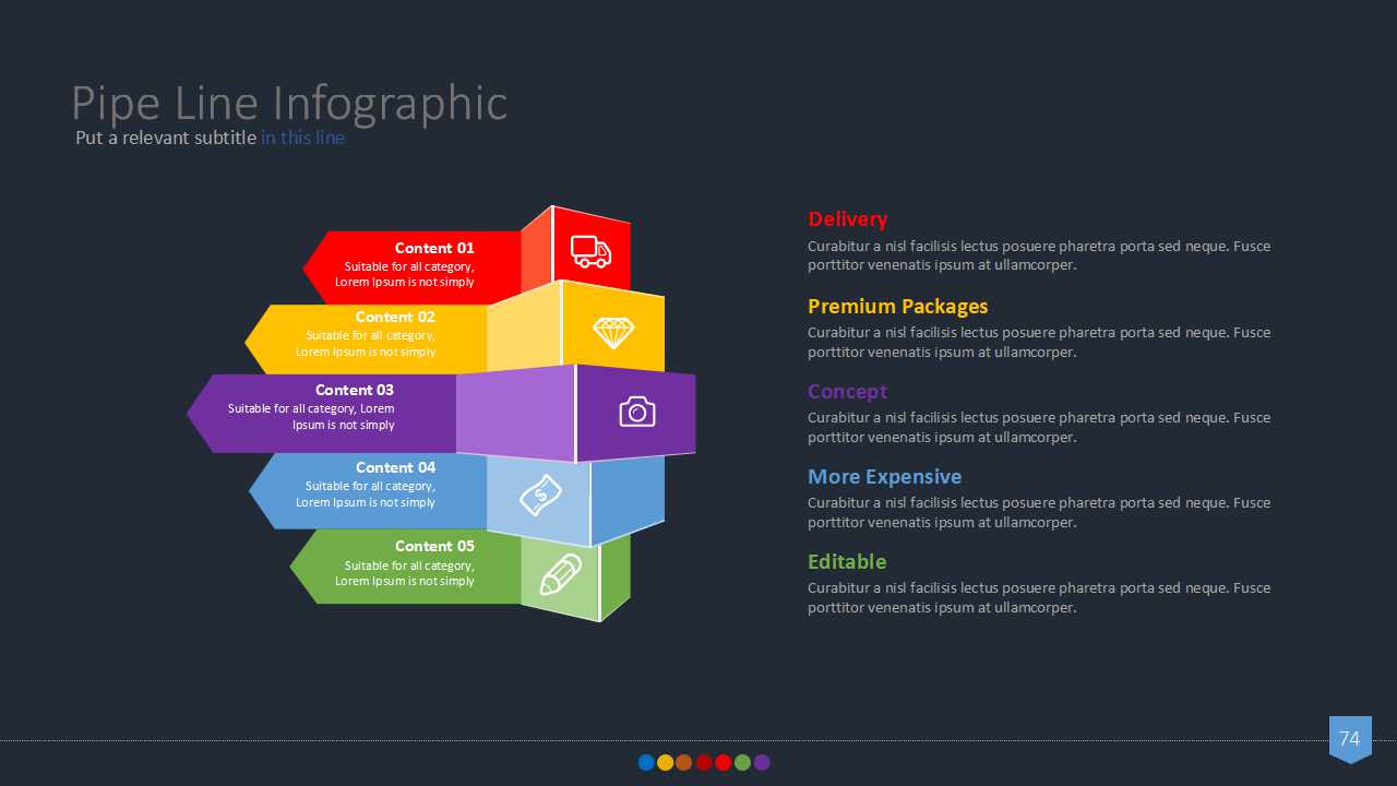 卡通风格PPT模板（黑色背景）