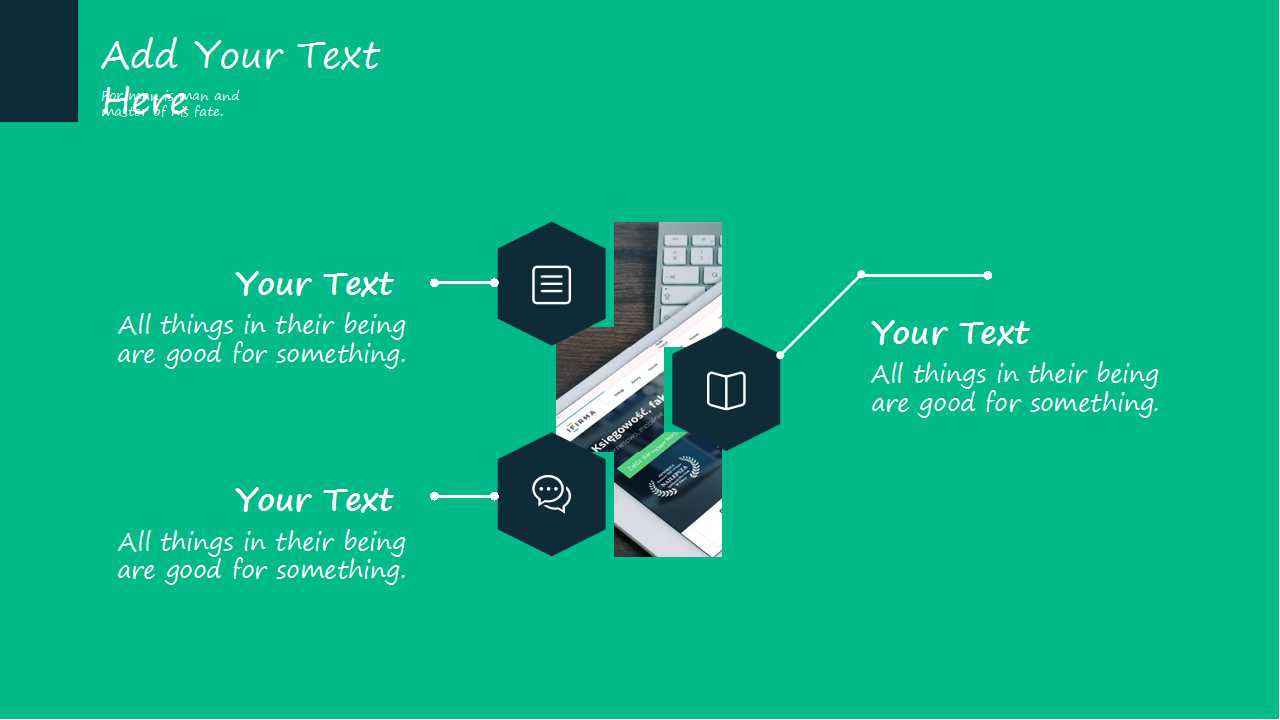 商务教学PPT模板（绿色色调）