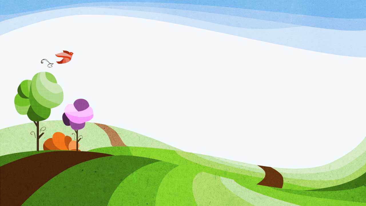 卡通天使主题PPT模板