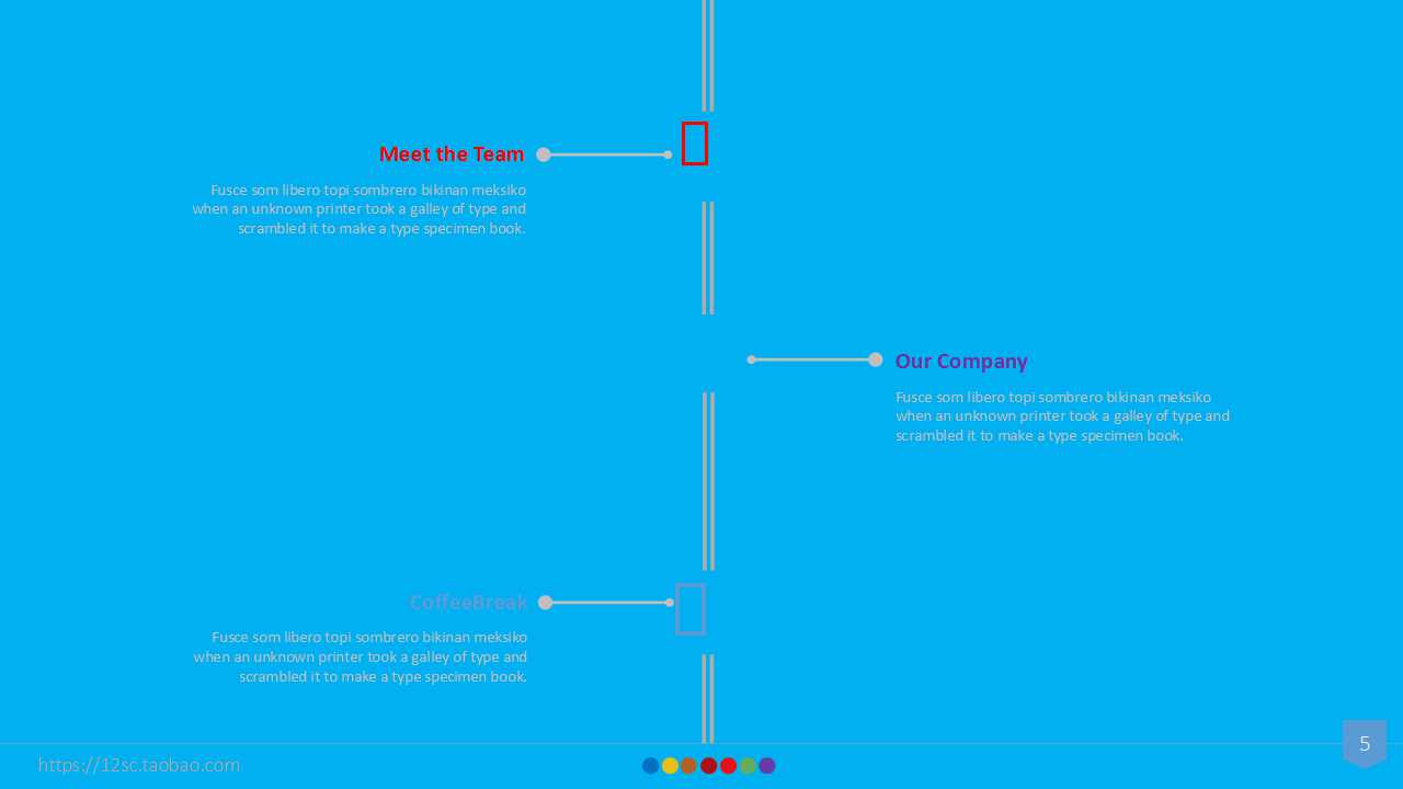 蓝色运动幻灯片模板