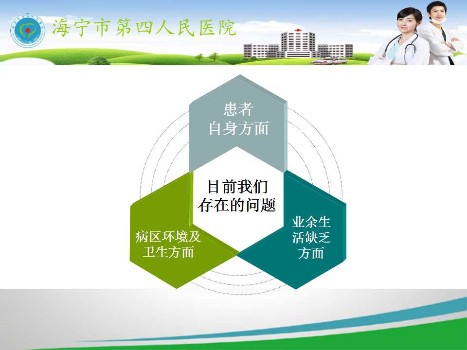 医学PPT模板_中年女护士PPT背景