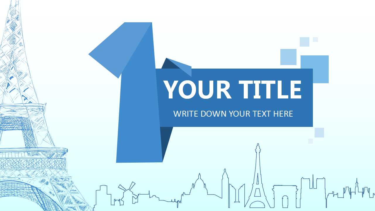 卡通人物之老人幻灯片模板下载