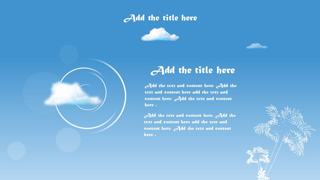 幻灯片模版——美丽风景