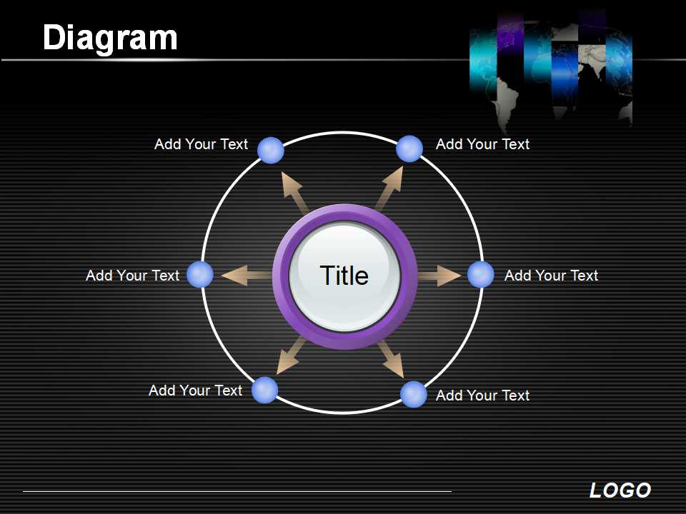地图背景PPT模板免费下载