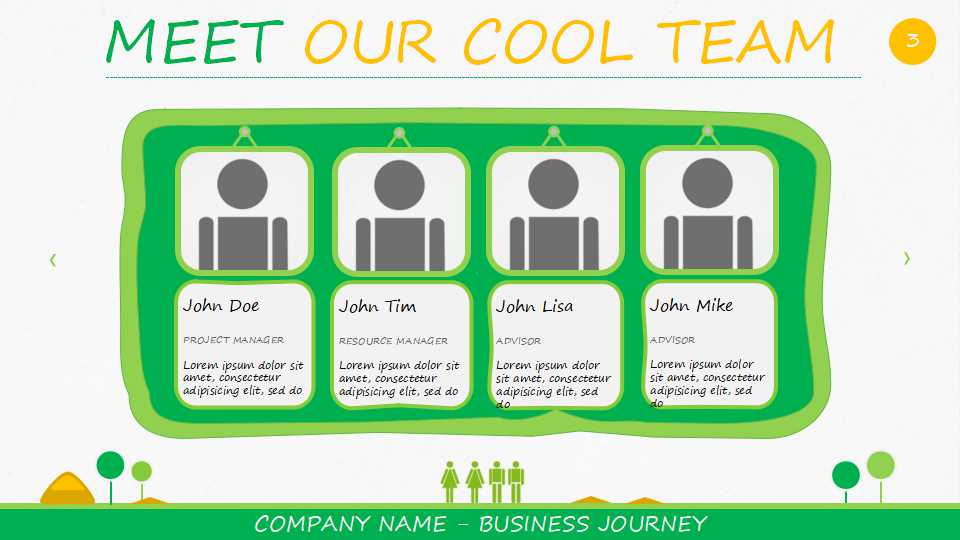 卡通背景PPT模板