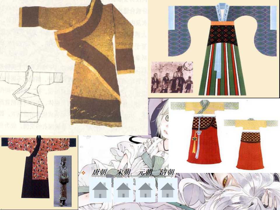 美丽古代PPT模板