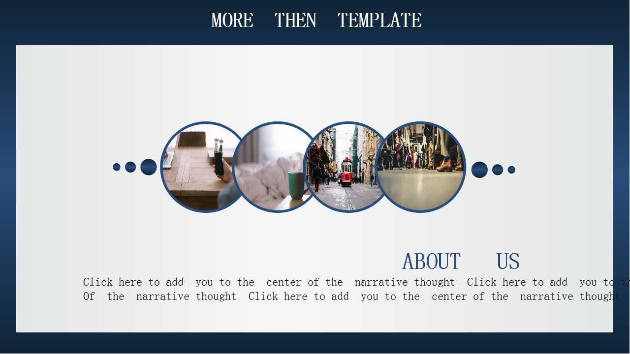 教学风格PPT模板：不规则四边绿图案