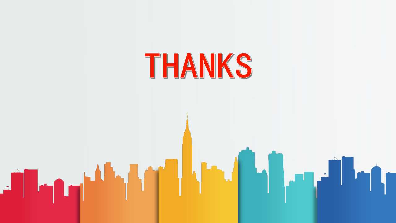 五颜六色背景PPT模板下载