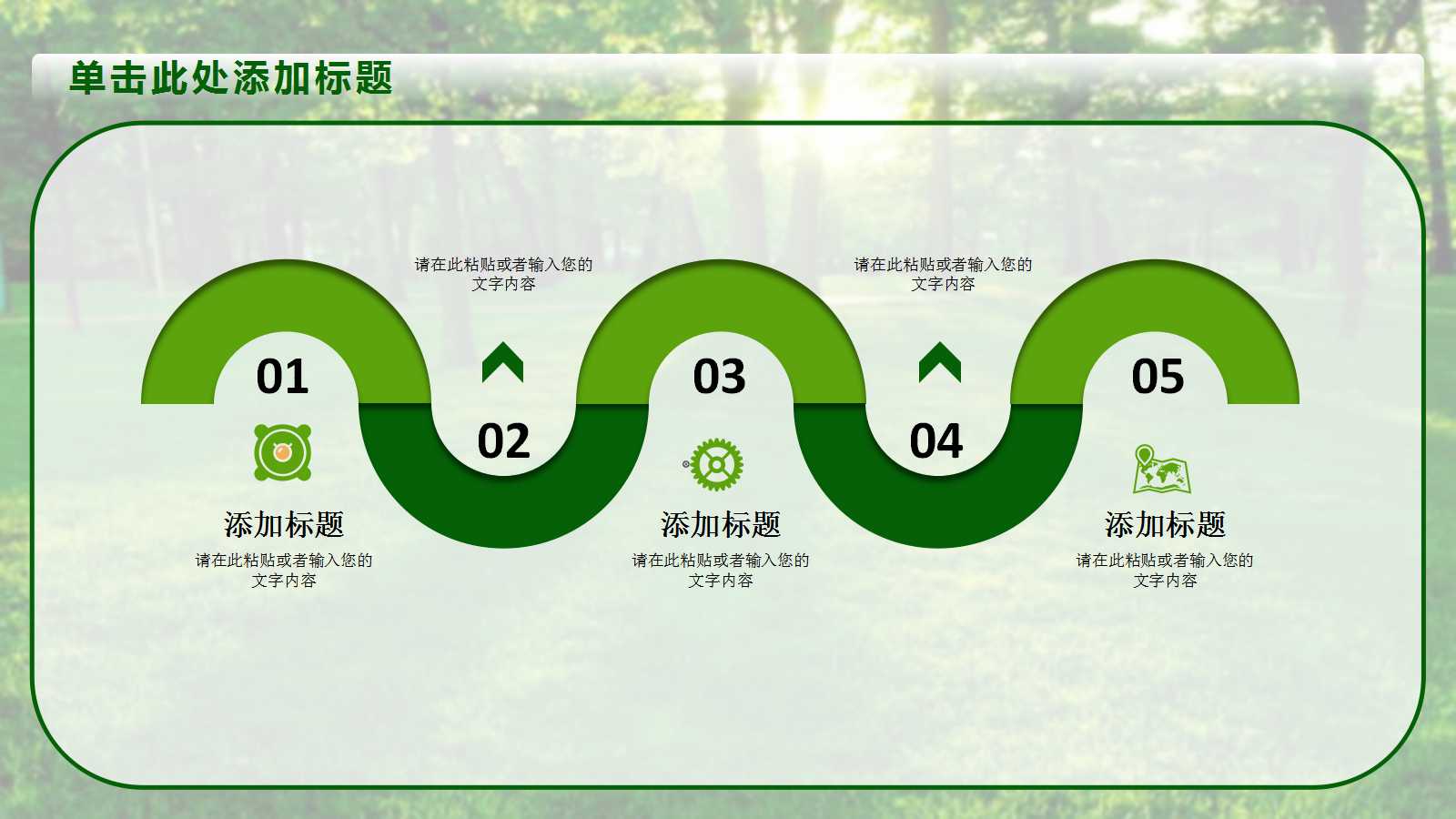 PPT演示文档之绿色的沼泽篇