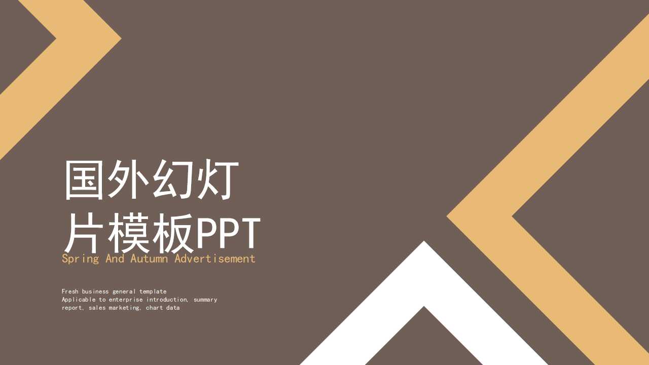 国外幻灯片模板PPT