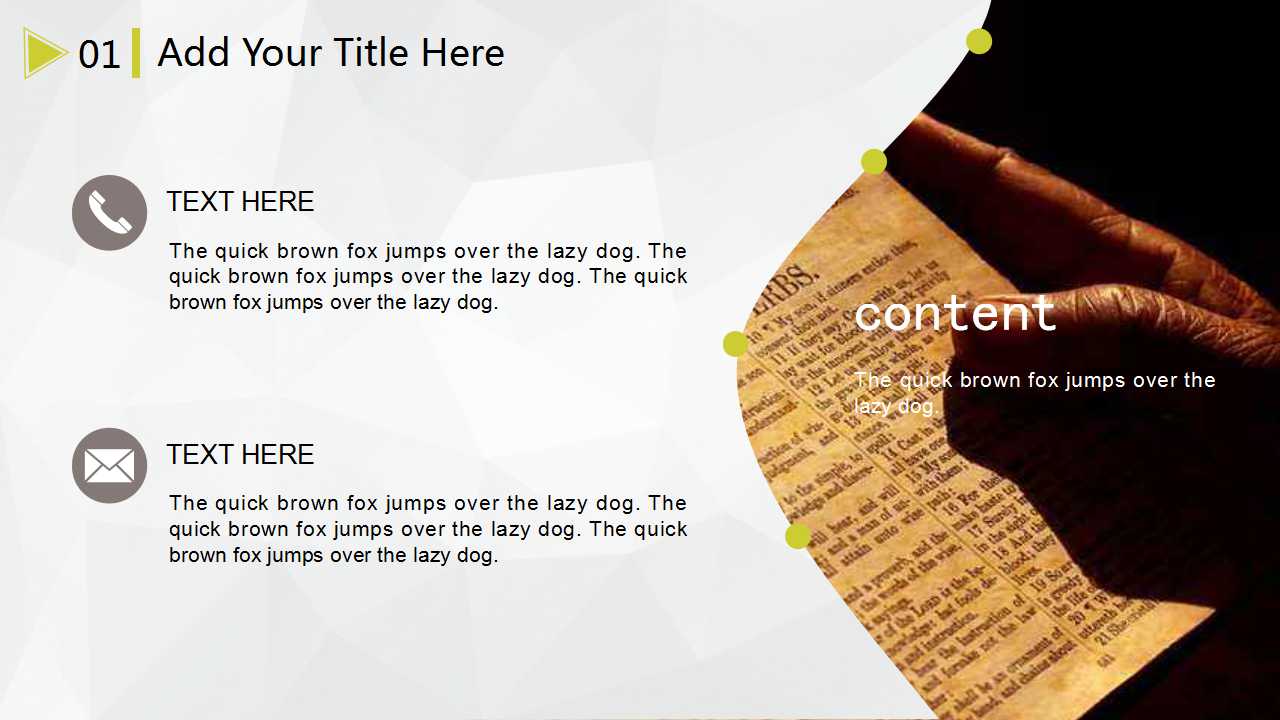 国外圣经幻灯片模板(深黄色PPT背景)