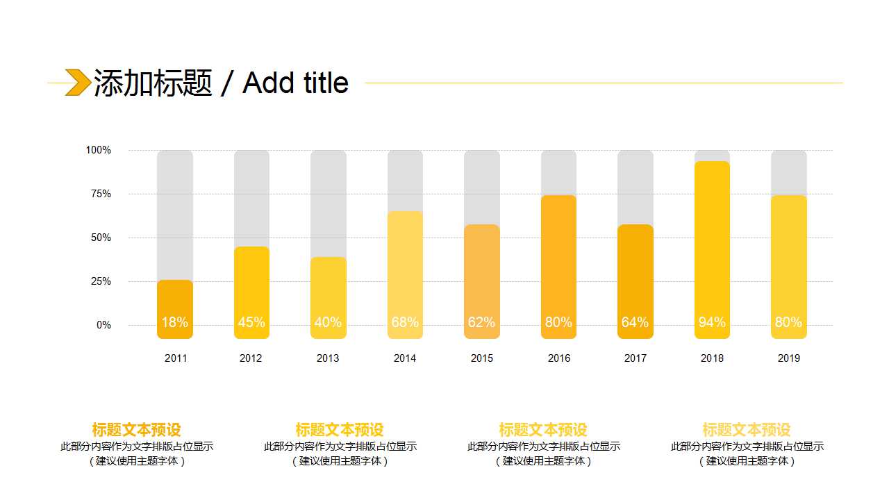 土豪金配色工作总结报告ppt模板