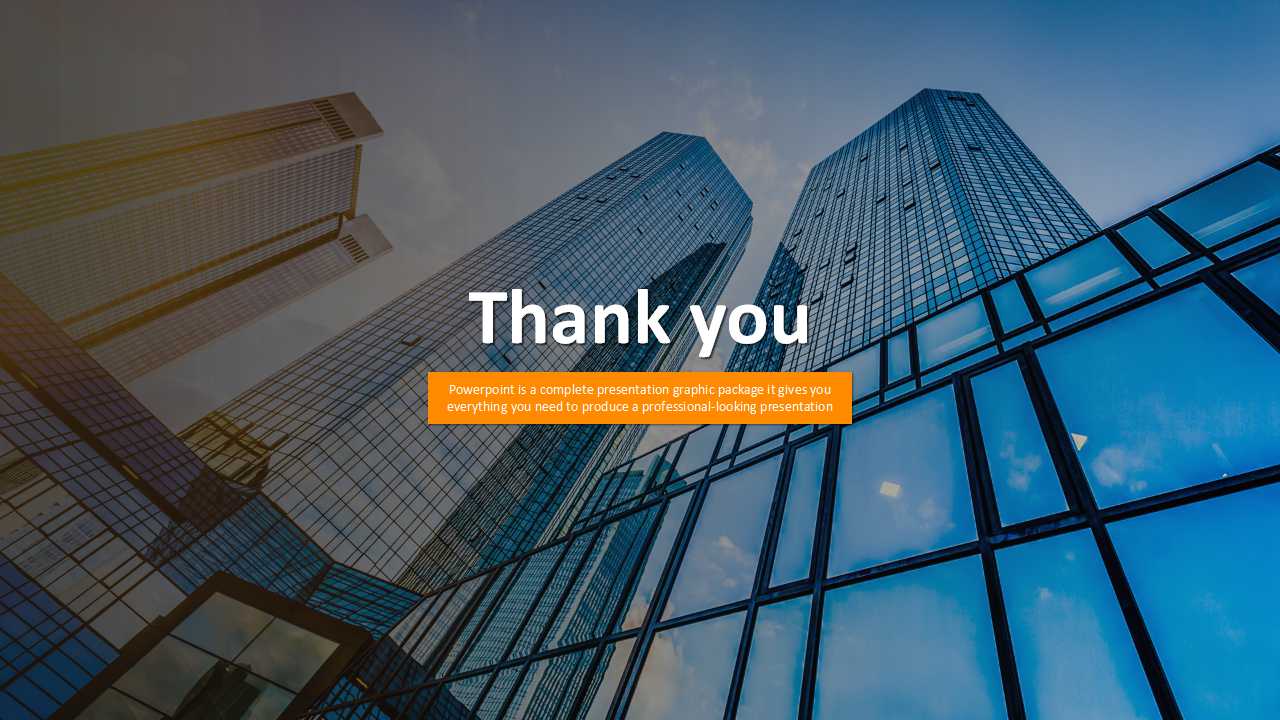 桔黄色的窗模板PPT