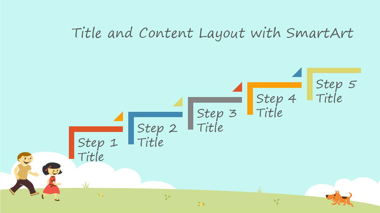 可爱的小狗图片PPT模板下载