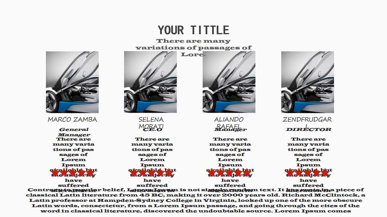 简约时尚个人简历PPT模板