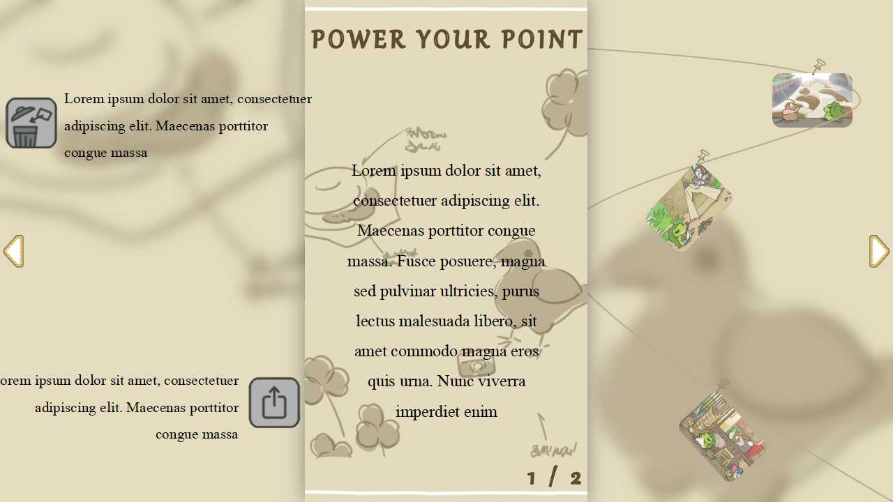 关于青蛙背景的PPT模板