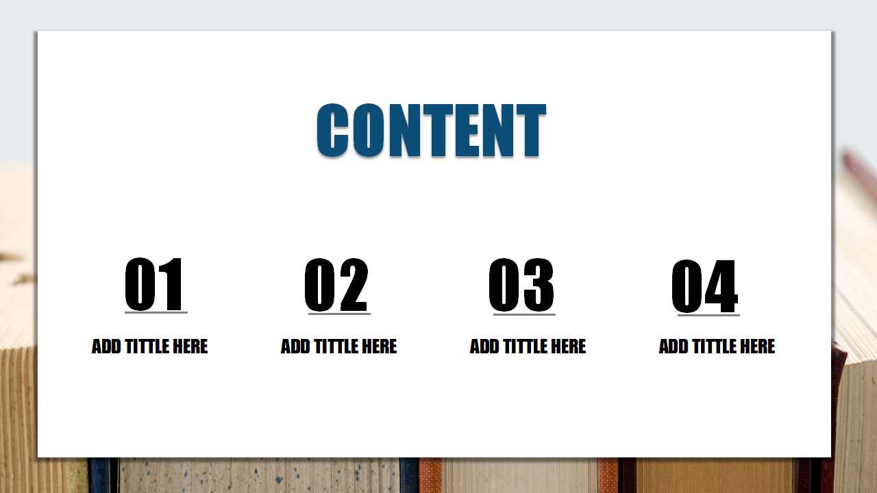 翻开的书籍扁平化创意教育ppt模板