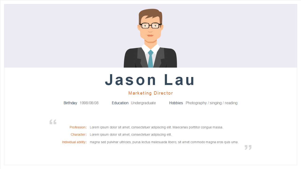 国外卡通人物PPT模板