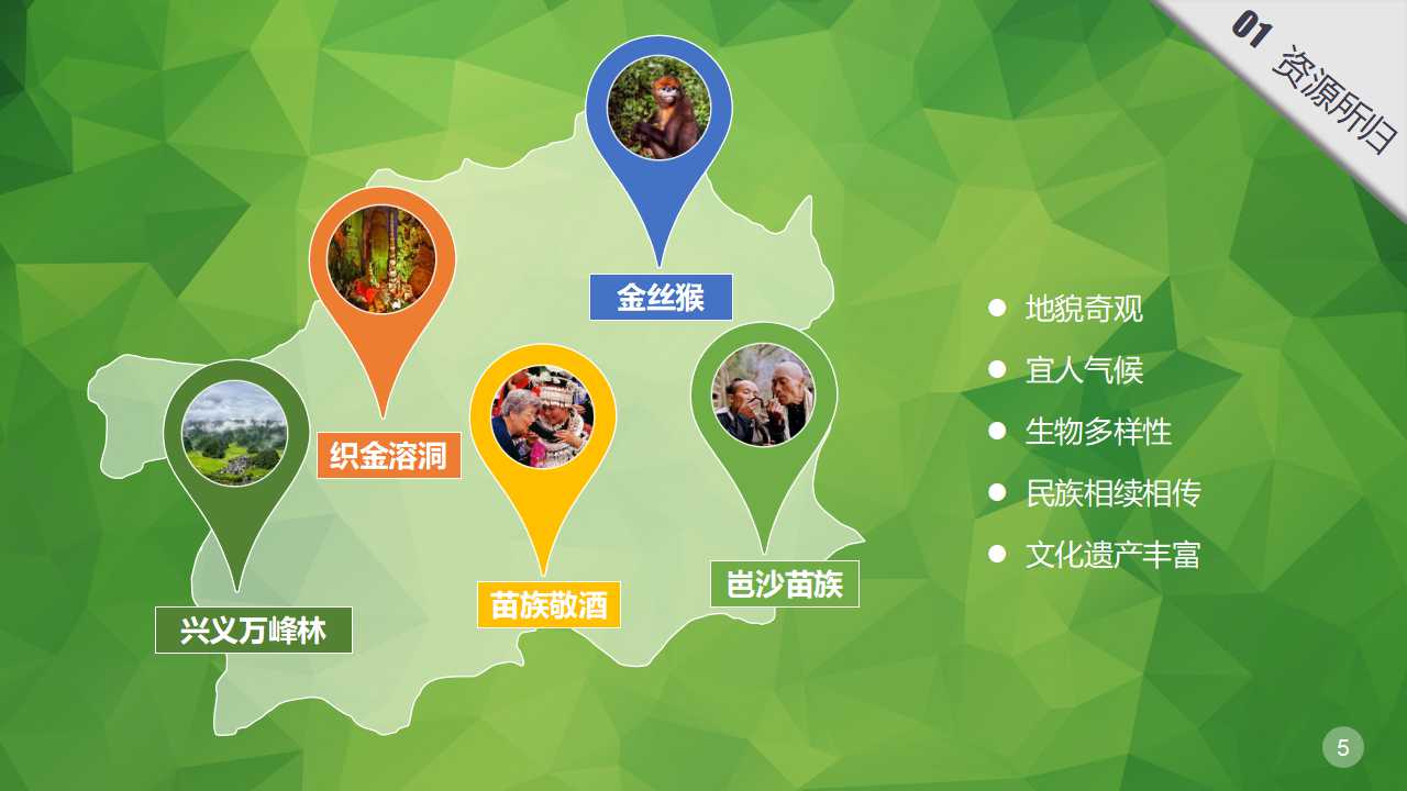 绿色的大自然PPT模板下载