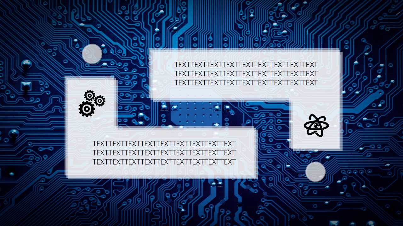 电路板素材PPT__线路图片背景