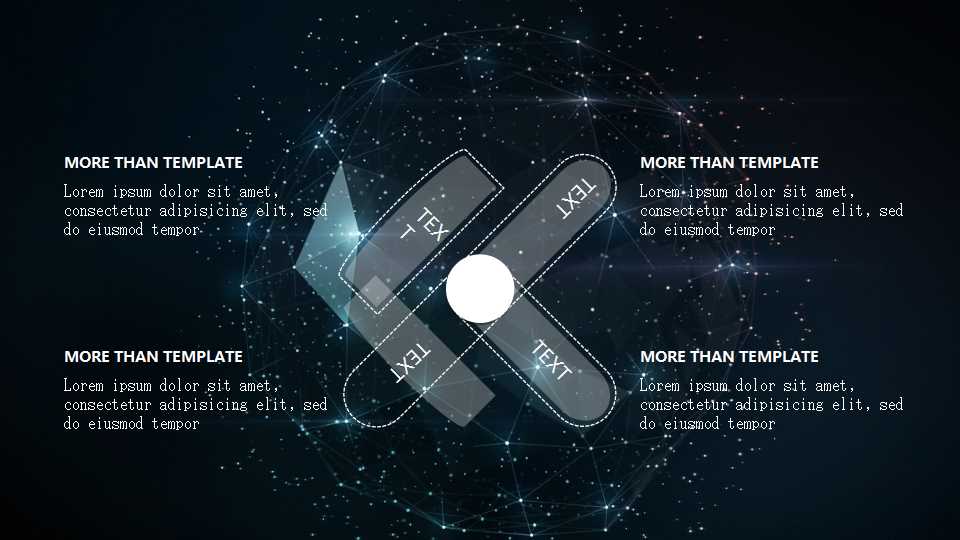 黑绿大气金属质感PPT模板下载