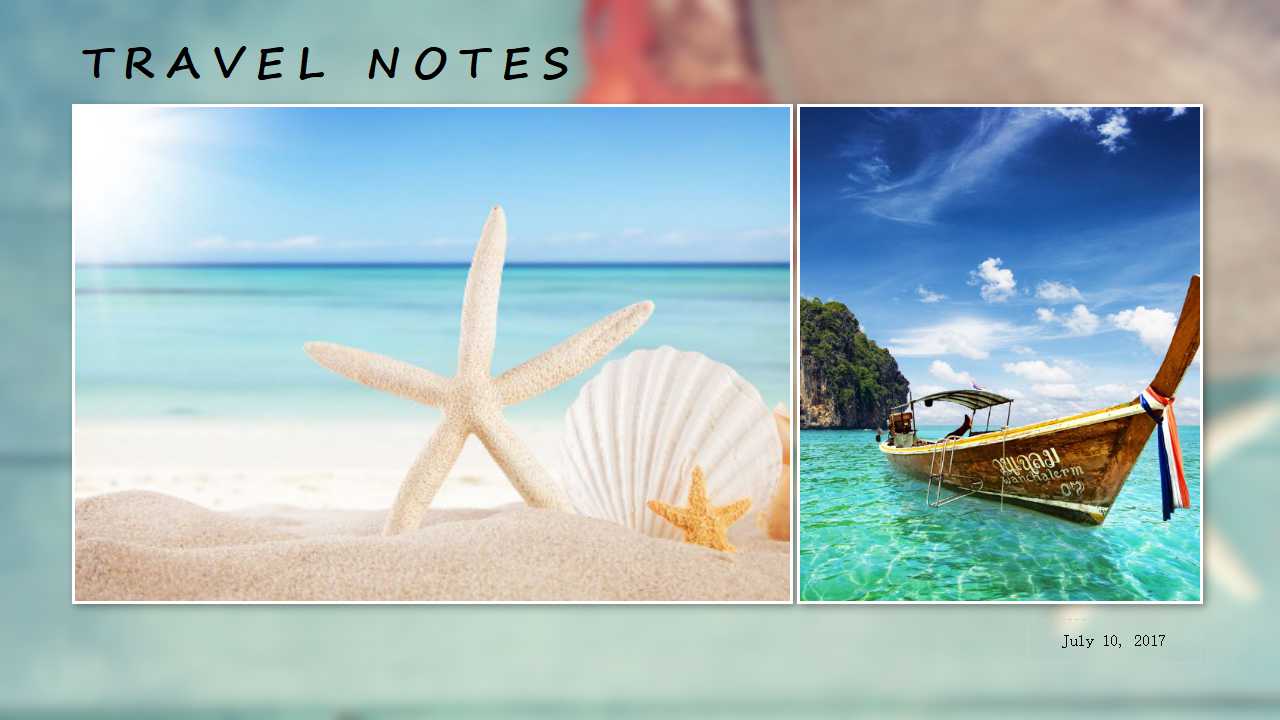 风景幻灯片模板_自然风景