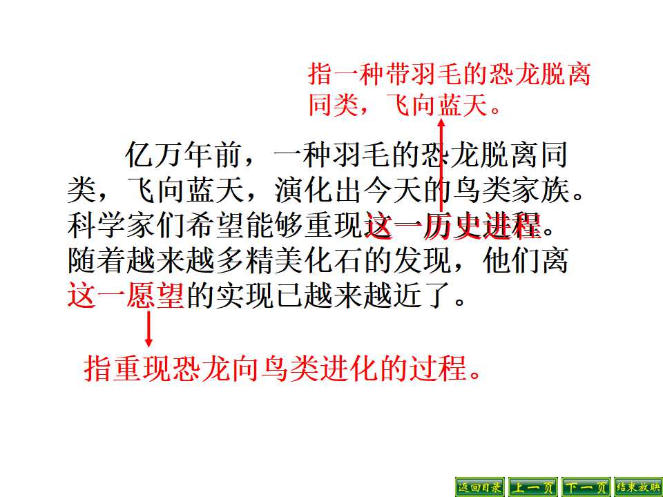 恐龙PPT模板(牙齿)