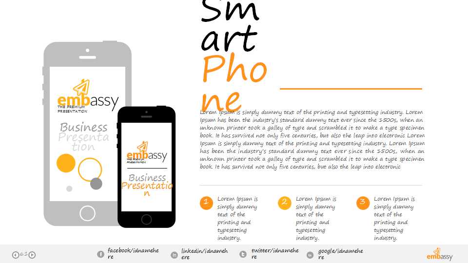 国外精美MP3产品宣传PPT模板