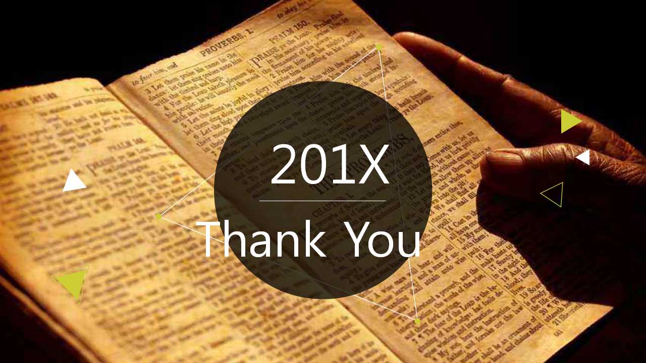 国外圣经幻灯片模板(深黄色PPT背景)