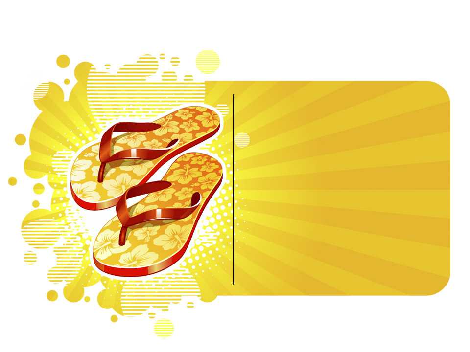 沙滩与海星背景PPT模板