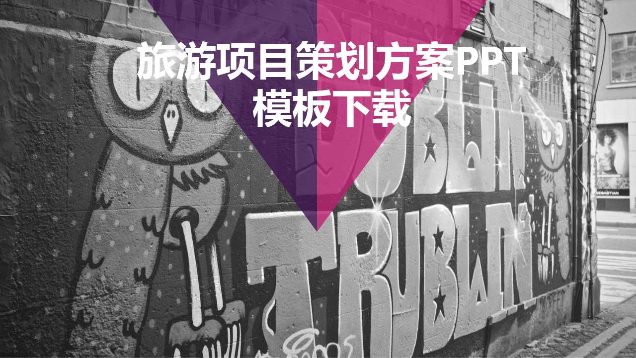 旅游项目策划方案PPT模板下载