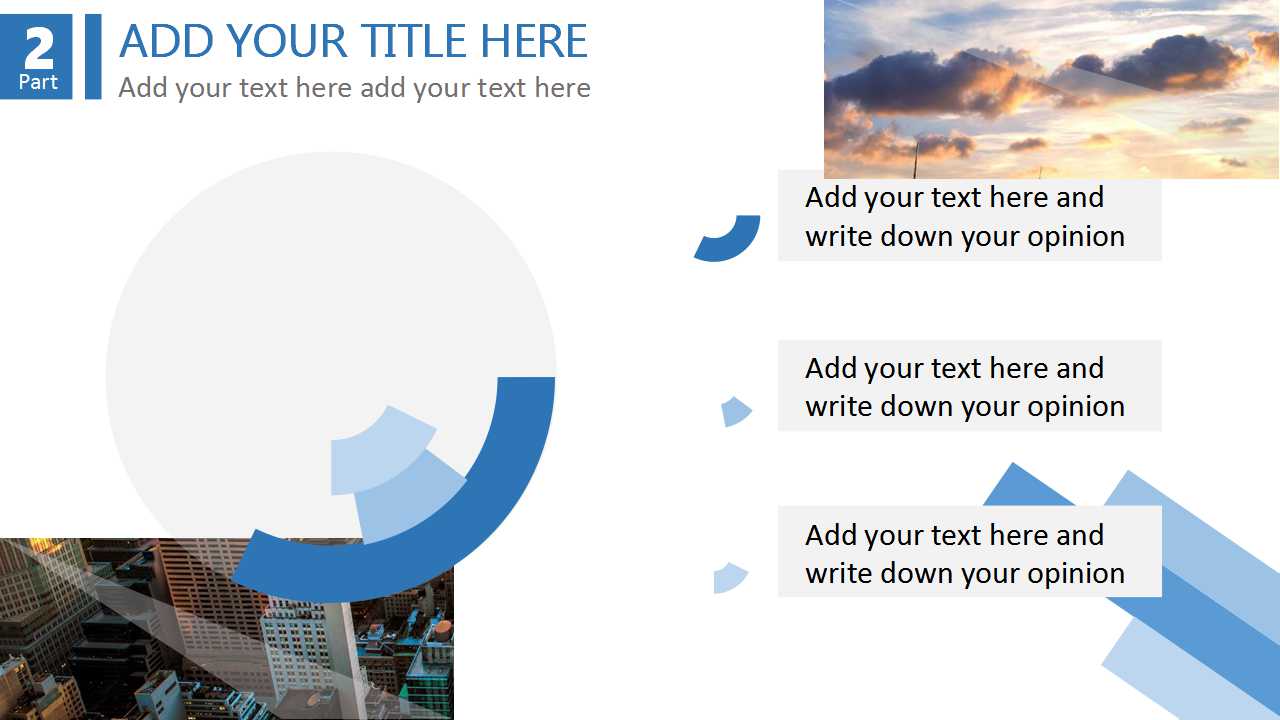 商务PPT模板：3D城市背景