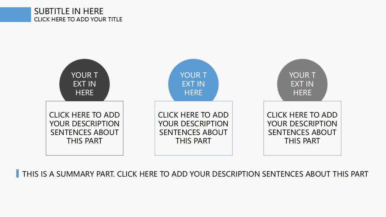 蓝灰色点箭头背景PPT模板