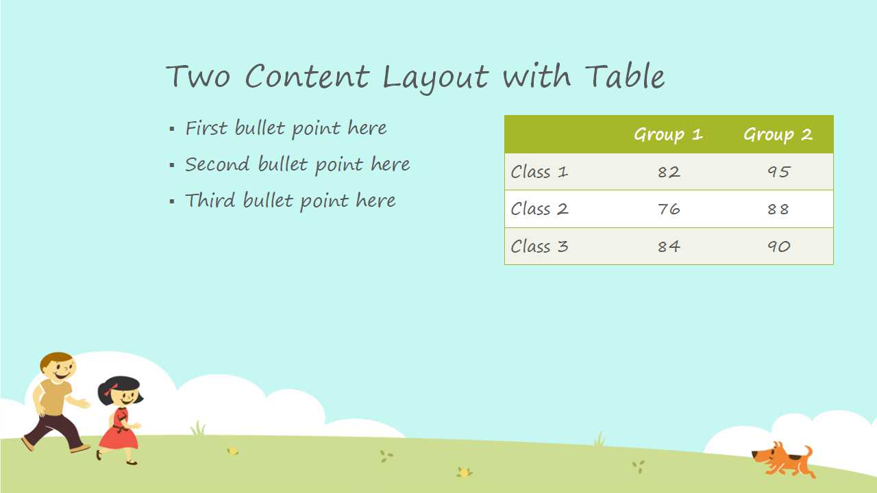 卡通造型小狗模板PPT