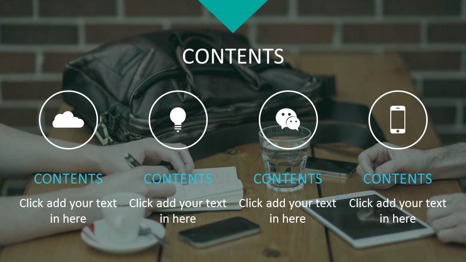 幻灯片模版（老人卡通背景）