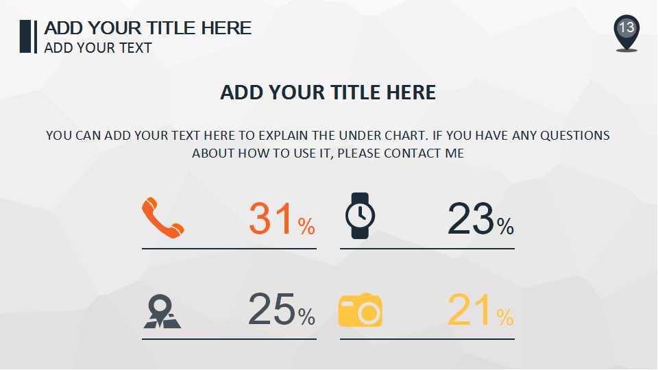 行业-精美图表方案PPT模板