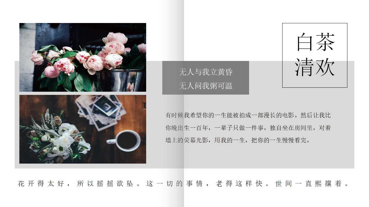 黑色的宫墙-风景主题PPT模板