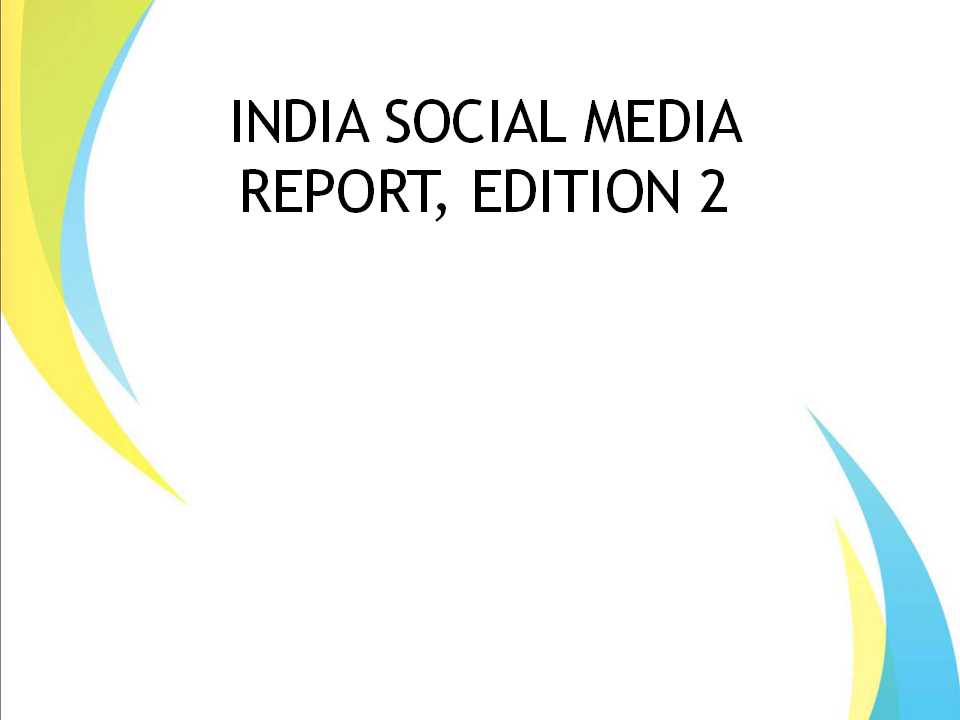 动感黄蓝色放射状背景PPT模板