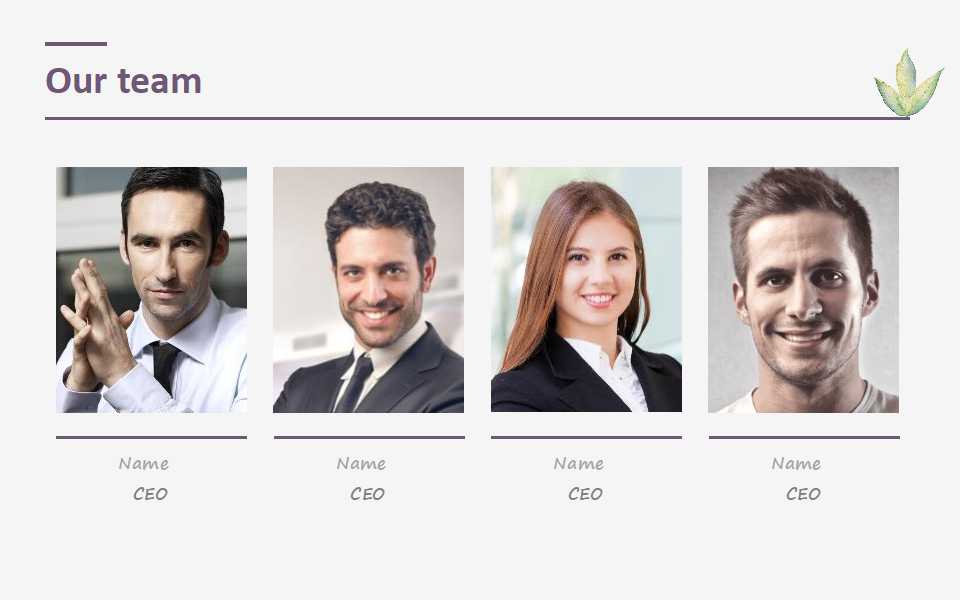 美丽的风景模板