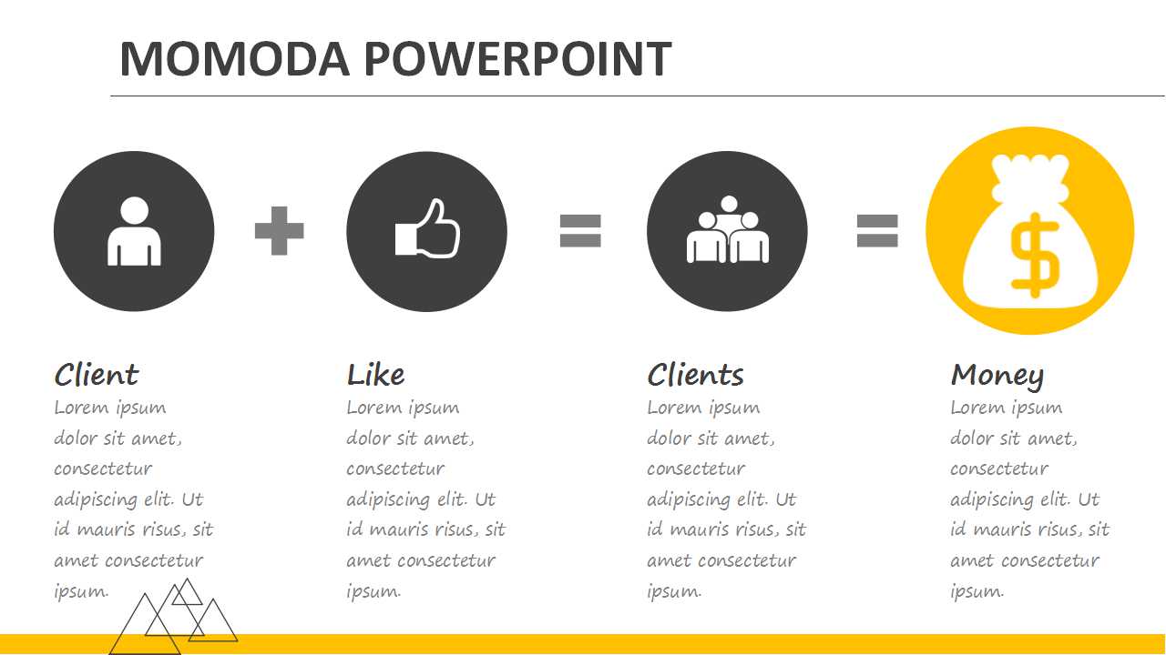 黑黄背景商务PPT模板下载